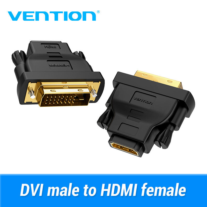 Bộ Chuyển Đổi DVI 24+1 / 24+5 Sang HDMI Vention Mạ Vàng Hỗ Trợ Full HD 1080P Cho PC Máy Chiếu PS3
