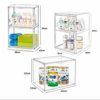[HÀNG XỊN] Tủ Đựng Bình Sữa Em Bé Đủ Cỡ Chống Bụi Bẩn Arcrylic Trong Suốt MAISON