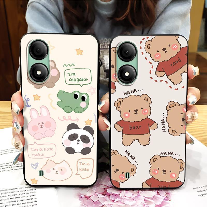 Ốp Lưng TPU Silicone Mềm Cho ZTE Blade A33s, Bọc Toàn Bộ, Chống Va Đập, Chống Thấm Nước, Chống Bụi Bẩn, Thiết Kế Hoạt Hình Dễ Thương, Bền