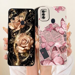 Vỏ Mới Cho Samsung Galaxy A11 M11 Ốp Lưng SM-A115F SM-M115F Vỏ Chống Sốc Thời Trang Hoa Cúc Hướng Dương Mềm TPU Vỏ Silicon