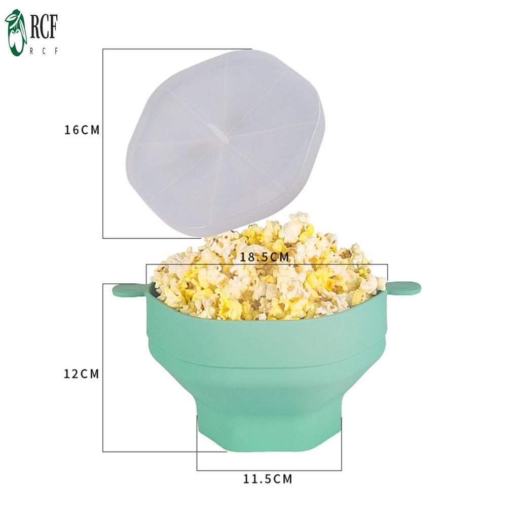 Lò vi sóng tự chế Nồi bỏng ngô silicon chịu nhiệt Nồi tự nổ có nắp cho đồ dùng nấu ăn nhà bếp