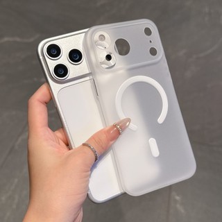 Ốp Điện Thoại TPU Từ Tính Siêu Mỏng Cho iPhone 17 16 15 14 13 12 Pro Promax 17 Air 16 15 14 Plus 11 Chống Trơn Trượt Chống Rơi Chống Vân Tay Thời Trang Đơn Giản