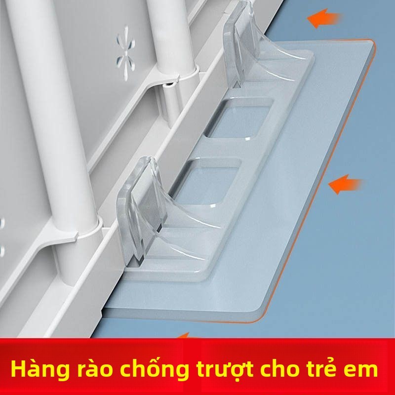 🔥Hàng Rào Trẻ Em Chống Trơn Trượt Giá Đỡ Đa Năng Hộ Gia Đình Trong Nhà Không Đục Lỗ Sàn Miếng Dán Đế Khóa Chắc Chắn 0MPN