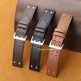 Dây đeo đồng hồ da bò chính hãng 20mm 22mm cho Hamilton Dây đeo đồng hồ thay thế cho nam nữ Vòng tay