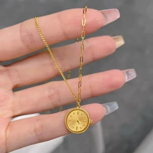 Đồng Hồ Vòng Cổ Phong Cách Thời Trang, Trang Sức Dịu Dàng Cho Ngày Thường