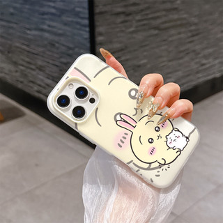 Ốp Lưng Chiikawa Usagi Hachiware Dễ Thương Cho Samsung Galaxy A06 A07 A05 A05S A04 A04E A17 A16 A15 A14 A13 A12 A03S A02 A20S M35 A33 A24 Vỏ Điện Thoại Mờ Trong Suốt 2 Trong 1