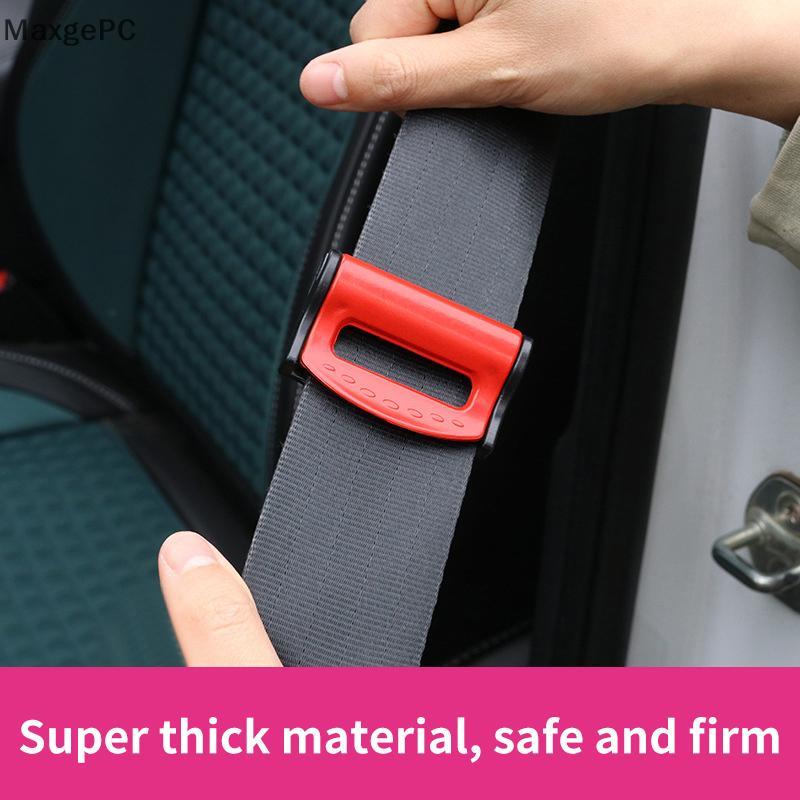Bộ 2 Kẹp Khóa Dây An Toàn Ô Tô Đa Năng Cao Cấp, Chống Trượt Chống Siết Có Thể Điều Chỉnh Tiện Lợi