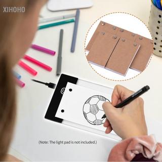 xihoho 5 Flipbook Giấy trắng có lỗ 2 kích cỡ vít dự phòng Sách lật không chảy máu Bộ vẽ và đóng sách được sử dụng cho các nhà thiết kế hoạt hình