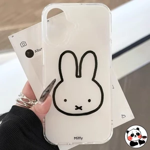 Ốp Điện Thoại Thỏ Dễ Thương Cho Xiaomi Poco X7 M7 F7 Ultra X6 M6 F6 X5 M5S F5 X4 M4 X3 NFC GT M3 F3 X2 M2 Pro 5G 4G Vỏ Hoạt Hình Ins Phong Cách Đơn Giản Vỏ IMD