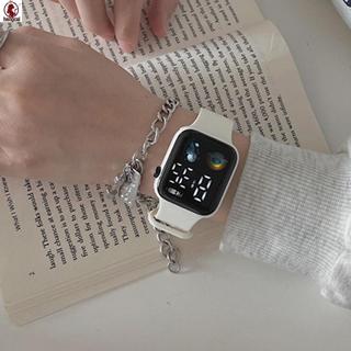 Đồng hồ đeo tay LED thông thường Đồng hồ đeo tay kỹ thuật số Casaul có dây đeo có thể điều chỉnh mềm cho trẻ em Học sinh