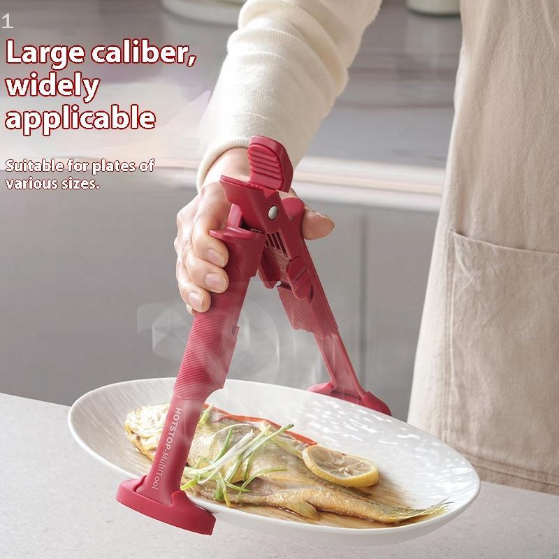 COD 1 cái kẹp chống bỏng Silicone nhà bếp chống bỏng đĩa Bát Đĩa giữ nồi chống nóng Kẹp Nâng phụ kiện nhà bếp tiện ích