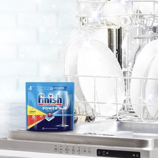 Viên rửa chén bát Finish Power All in 1 túi 24 viên 10 tính năng nhập khẩu Châu Âu chính hãng