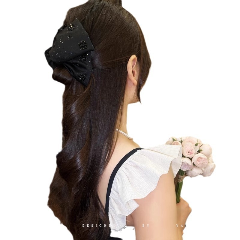 Kẹp tóc phong cách Hepburn LUCE, phù hợp với nón và nơ đầu cá mập