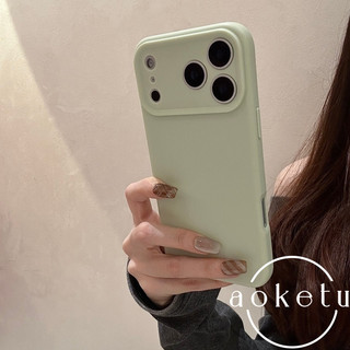 Silicon mờ thân thiện với da thích hợp cho vỏ điện thoại Apple 17promax iPhone 17pro mới 17 màu trơn đơn giản 17 Vỏ bảo vệ cao cấp mềm và chống rơi