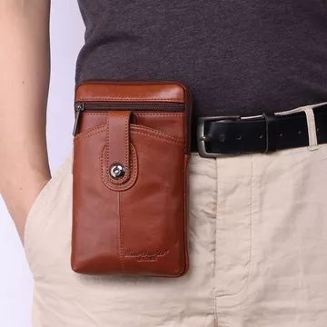 [YUANZ] Túi đựng điện thoại di động nam Túi nhỏ đeo chéo đa chức năng Túi đeo vai Mini 23cm Túi đeo thắt lưng điện thoại di động Túi đeo thắt lưng Túi đeo chéo nam
