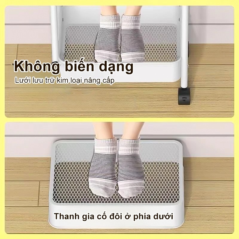 Xe Đẩy Spa thép giỏ Tải trọng 100kg Kệ sắt đa năng cao cấp Xe để đồ Nhiều màu sắc lựa chọn