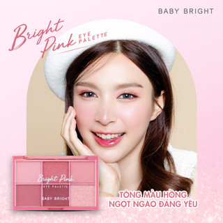 Bảng Phấn Mắt 6 Ô Màu BABY BRIGHT Eye Palette Phấn Lì Và Ánh Nhũ Lấp Lánh 0.7g