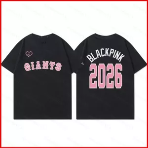 Áo thun cotton dày Blackpink GC1 dành cho fan của Jennie, Jisoo, Rose và Lisa
