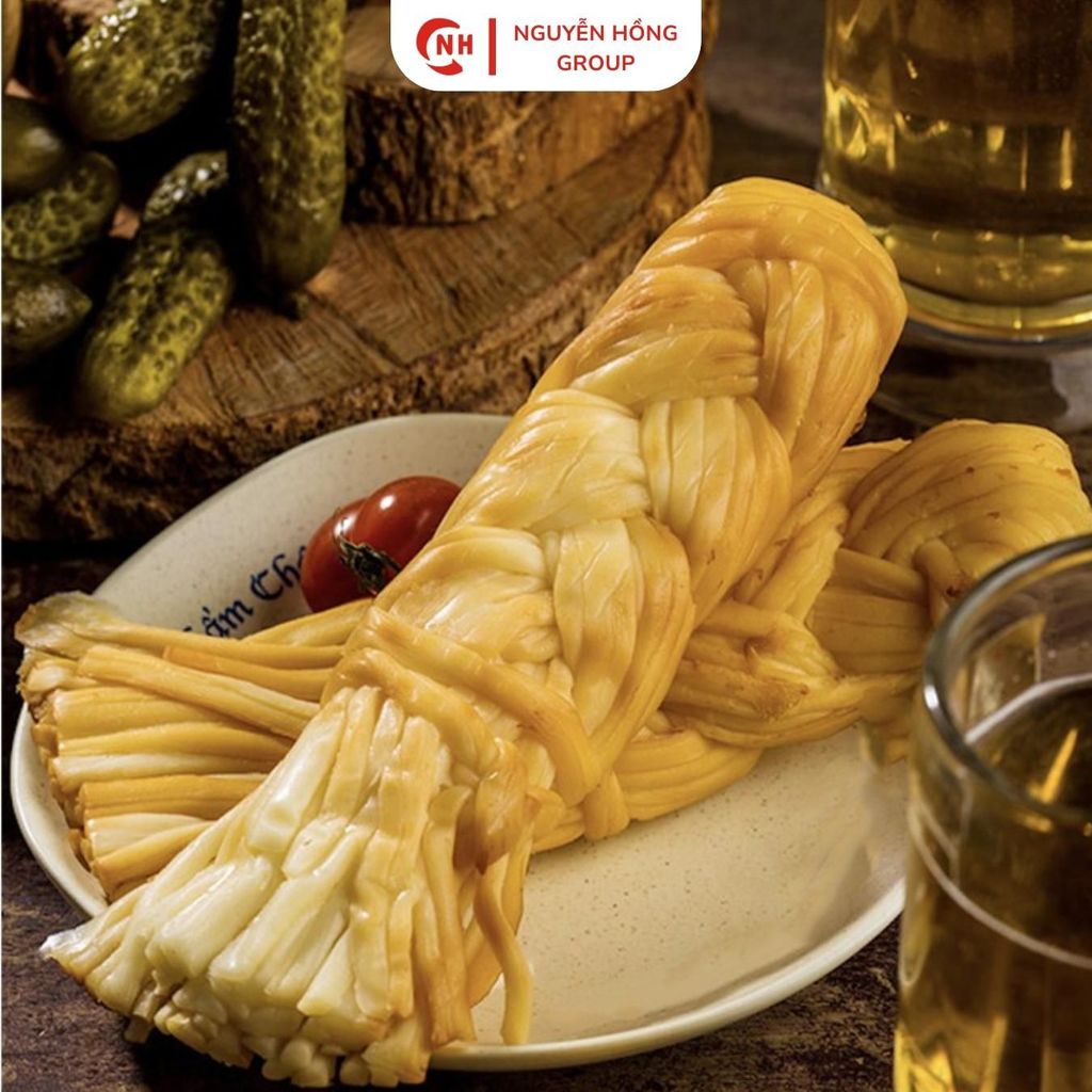 Combo 5 phô mai dây 100g xé sợi hun khói vị mặn Solse Nga snack food ăn vặt cheese