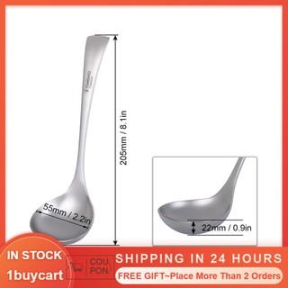 1buycart1 Tomshoo Pure Titanium Long tay cầm Spoon Hộ gia đình cắm trại ngoài trời
