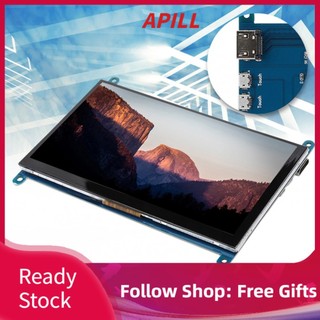 Apill Apill Ciglow Raspberry Monitor 7 inch 1024x600 Ultra HD LCD Touch Touchscreen HDMI để tương thích với