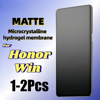 1-2 Chiếc Full Cover Siêu Mỏng Bảo Vệ Màn Hình Matte Film Cho Honor X5 X5b X5c X6 X6a X6b X6c X6d Plus 4G 5G Chống Gián Điệp Riêng Tư Chống Ánh Sáng Xanh Hydrogel Film HD Phim Mềm