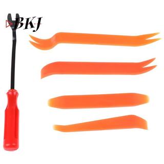 [KJ] Bộ 5 Bảng Điều Khiển Cửa Xe Loại Bỏ Viền Bộ Dụng Cụ Kẹp Nhựa Dây Buộc Tẩy [Mới]