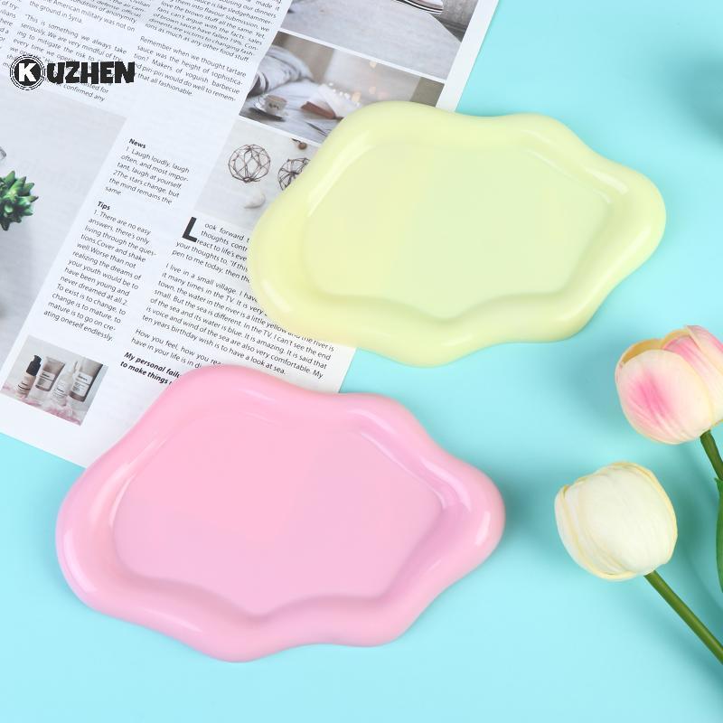 KUZHEN Hình Đám Mây Nhựa Khay Trang Sức Tấm Trang Trí Cho Nhẫn Bông Tai Vòng Tay Nelaces Khay Dành Cho Nữ Trang Trí Phòng Ngủ HOT