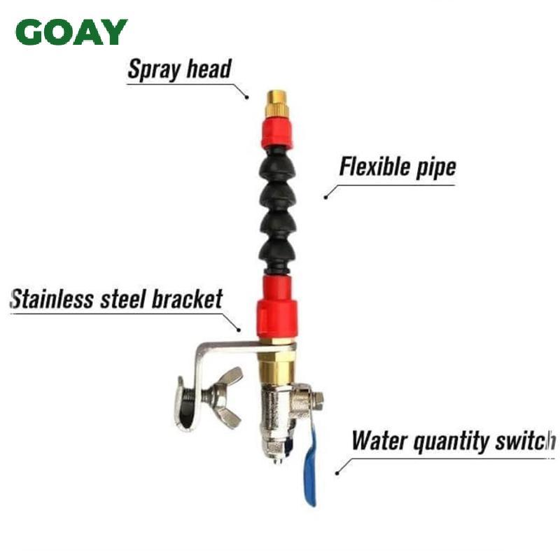 GOAY Bụi Nước er Hệ Thống Vòi Phun Nước Làm Mát Phun Sương Chống Bụi Cho Đá Cẩm Thạch Bri Ngói Máy Cắt Góc Máy Xay Cắt VN