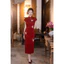 WHX [Phong cách mới]#旗袍#连衣裙#新中式改良旗袍#红色新娘服#结婚服#订婚服#敬酒服 Sườn xám đeo hàng ngày