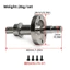 Ống vi sai kim loại Diff Locker Spool cho 1 / 10 Traxxas Slash 4X4 Rustler 4X4 Stampede 4WD Hoss 4WD VXL RC Xe Nâng Cấp Phần