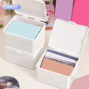 CMINYP Hộp Bảo Quản Trong Suốt Hàn Quốc Phân Loại Thẻ Ảnh, Hộp Lật Không