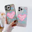 Ốp Lưng Cho OPPO A5X A3 A96 A95 A76 A74 A60 A58 A57 A53 A38 A18 A17 A16 A15 A7 A5 Reno 14 13 12 11 10 Pro 8 7Z 8Z 6 Mạ Acrylic IMD Case Motif Mồ Hôi Tình Yêu CYIM173