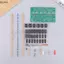 QIUWU DIY Alarm Clo Hàn Bộ dụng cụ thực hành 6 chữ số DIY Clo Kit Thời gian hiển thị tự động cho học sinh và người tự làm.