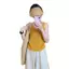 Áo yếm màu vàng phong cách mới, nữ tính, phù hợp mặc ngoài trong mùa hè