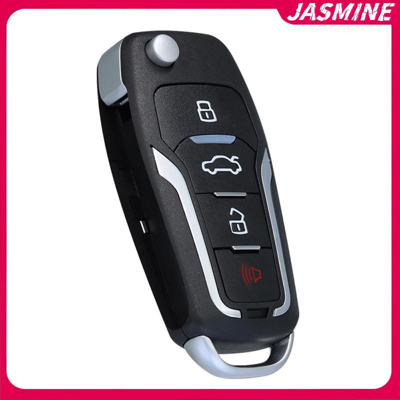 JASMINE 433 MHz Chìa khóa điều khiển từ xa ô tô Điện thông minh Thay thế cửa nhà để xe Nhân bản Sao chép từ xa 4 Channe JASMINE