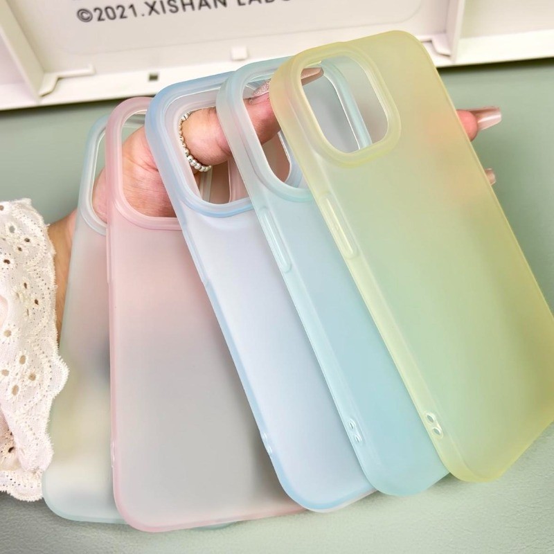 Ốp lưng iPhone mờ mờ mềm siêu mỏng chống xước thích hợp cho iPhone Pro Max 11 12 13 14 15 16 17 Pro Max Plus X XS 7 8P