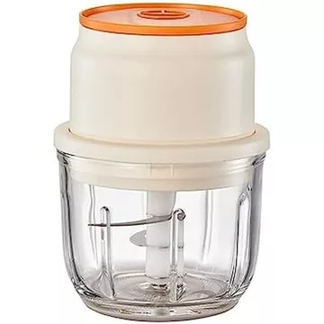 Máy Xay Điện Mini Không Dây Mini, Máy Xay Tỏi Mạnh Mẽ Di Động, Máy Xay Hành, Nghiền, Nghiền, Chế Biến Thực Phẩm Cho Gừng, Ớt, Vie (Kích Thước: 300ml)