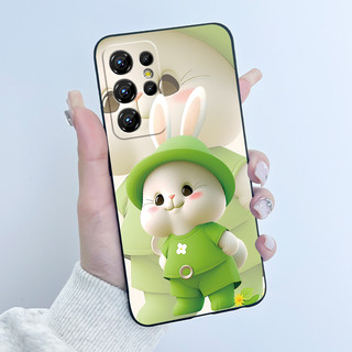 Dành Cho Oukitel C1 Ốp Lưng Oukitel C1 Pro Sang Trọng Dễ Thương Thỏ Tình Yêu Họa Tiết Ngộ nghĩnh Màu Đen TPU Mềm Silicon Bảo Vệ Điện Thoại