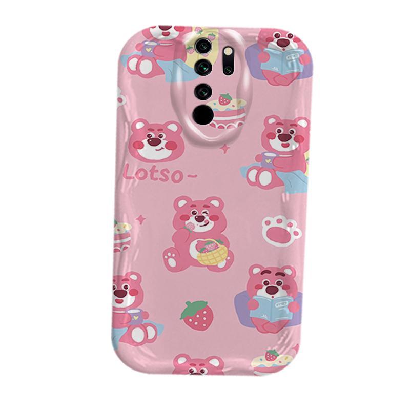 Vỏ silicon hoạt hình cho Redmi Note 8 Pro Redmi 9 3D Art Soft TPU Lotso Vỏ điện thoại chống sốc