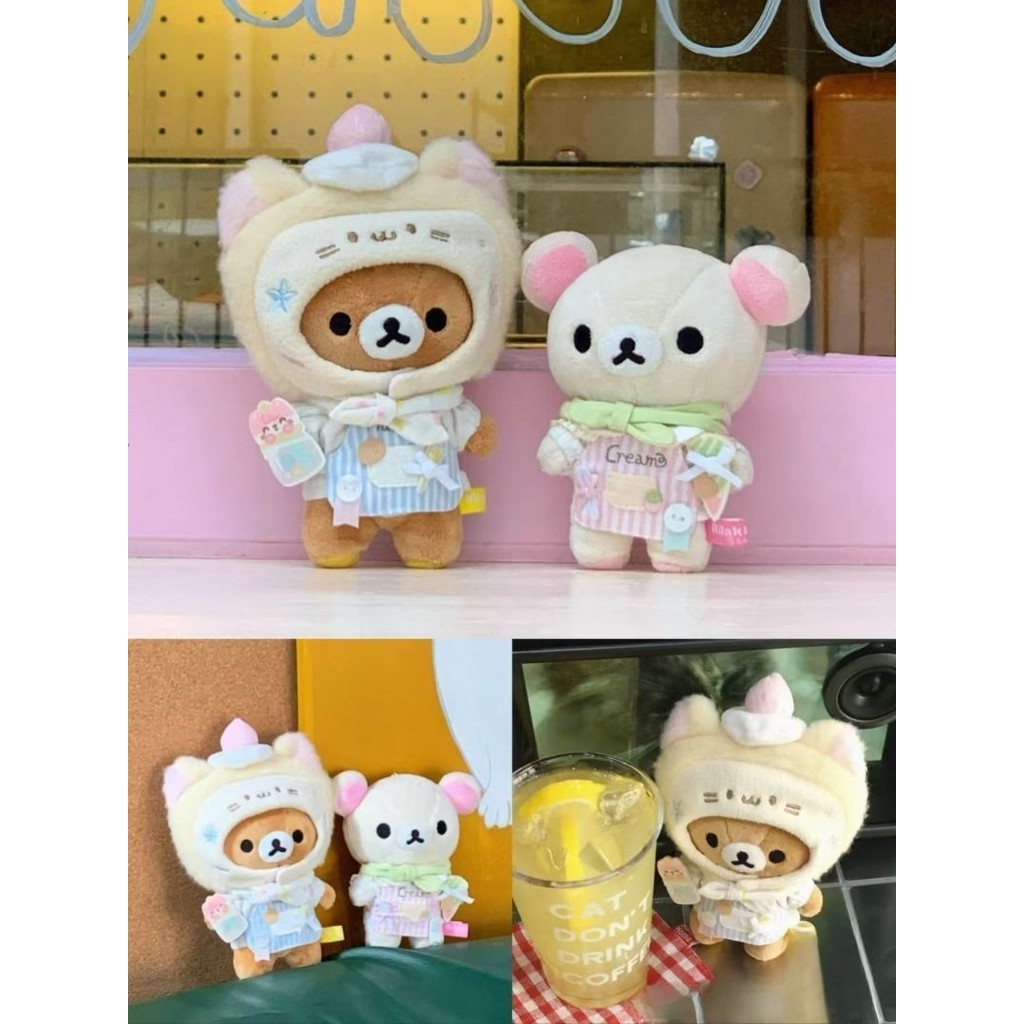 Quần áo trẻ em 10cm < Dâu Bunny Baker} Búp bê Cotton Thay thế búp bê dễ thương Siêu dễ thương Giá rẻ