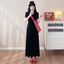 Trang phục bà bầu mùa hè Slimer Look Hot Mom Váy dệt kim thời trang