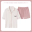 Shop 100% Cotton Bộ Đồ Ngủ Nữ Tay Ngắn Bộ Đồ Hai Mảnh 2026 Mỏng Phong Cách Gấu Homewear Mùa Hè