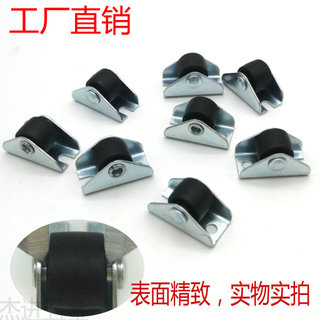 Nhà máy Bán Hàng Trực Tiếp 2cm Định Hướng Bánh Xe Nội Thất Ròng Rọc Tủ Sách Ngăn Kéo Tidy-up Di Động Hướng Dẫn Đường Sắt pp Bánh Xe Nhỏ BWYH