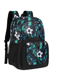Phong Cách Mới Ngụy Trang Trường Tiểu Học Học Học Sinh Schoolbag Lớp 1-6 Trẻ Em Ba Lô Thường Ngày Ba Lô Bộ Ba Mảnh Kèm Túi Bữa Ăn Hộp Đựng Bút Chì