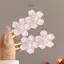 Kẹp Tóc Anime Card Captor Sakura Màu Hồng Kem Hoa, Dễ Thương Cho Cô Gái - Quà Tặng Trang Trí Mới