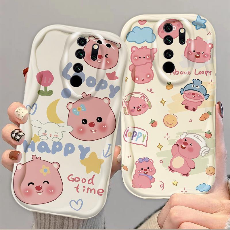 Thích hợp cho Redmi Note 8 Pro Redmi 9 3D Art Soft TPU Phim hoạt hình dễ thương Loopy Vỏ điện thoại chống sốc