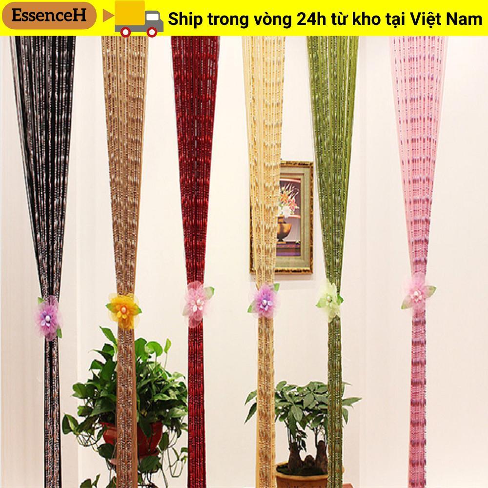 ESSENCEH 1Mx2M Cửa Phòng Chia Kính Pha Lê Sương Thả Dây Xích Hạt Cửa Rèm