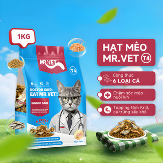 Hạt cho mèo MRVET T/G/E - Hỗ trợ tiết niệu, Bổ sung Omega-3, Mượt lông, Dễ tiêu hoá