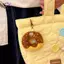 HFTOY Sáng Tạo Dễ Thương Donut Động Vật Sang Trọng Đồ Chơi Nhồi Bông Mềm Móc Khóa Mặt Dây Chuyền Túi Hoạt Hình Charm Bapa Treo Đồ Trang Trí Móc Khóa Ô Tô Quà Tặng ~